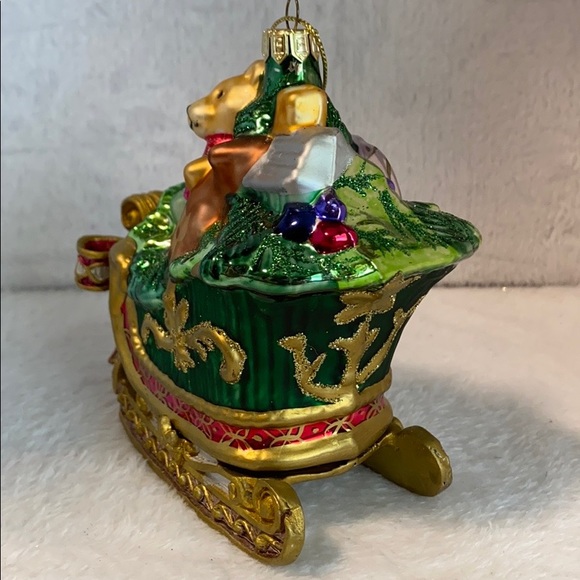 Fitz and Floyd Vintage Santa Sleigh - Picture 3 of 5